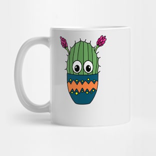 Cute Cactus Design #274: Cactus With Pretty Blooms Mug